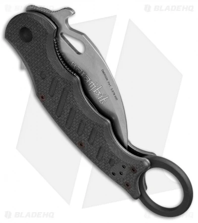Fox Knives Karambit Folder Knife Black G-10 (3.1" Stonewash) 479 SW 3 Fox Knives Karambit Folder Knife Black G-10 (3.1" Stonewash) 479 SW - Image 3