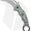 Fox Knives Karambit Folding Knife Black Micarta (3.1" Stonewash) 479MIBSW