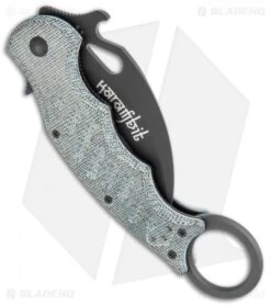 Fox Knives Karambit Folding Knife Black Micarta (3.1" Black) FOX479MIB -Fox Knives Shop Fox Knives Karambit Black Micarta black FOX479MIB BHQ 118525 jr side