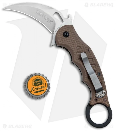 Fox Knives Karambit Folder Knife Dark Earth G-10 (3.1" Stonewash) 479E SW 4 Fox Knives Karambit Folder Knife Dark Earth G-10 (3.1" Stonewash) 479E SW - Image 4