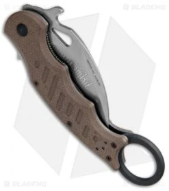 Fox Knives Karambit Folder Knife Dark Earth G-10 (3.1" Stonewash) 479E SW 6 Fox Knives Karambit Folder Knife Dark Earth G-10 (3.1" Stonewash) 479E SW -Fox Knives Shop Fox Knives Karambit Dark Earth G 10 SW FOX479ESW BHQ 47622 jr side