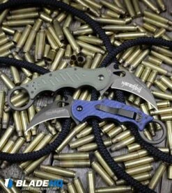 Fox Knives Karambit Folder Knife OD Green G-10 (3.1" Black) 479OD 5 Fox Knives Karambit Folder Knife OD Green G-10 (3.1" Black) 479OD -Fox Knives Shop Fox Knives Karambit Folder Knife OD Green G 10 Black 479OD BHQ 32709 kp brass ropes web