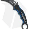 Fox Knives Karambit Folder Liner Lock Knife Black/Blue G-10 (3.1" Black) 479BB