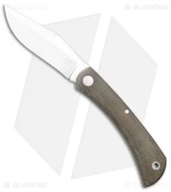 Fox Knives Libar Slip Joint Knife Green Micarta (2.75" Satin) 01FX846