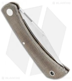 Fox Knives Libar Slip Joint Knife Green Micarta (2.75" Satin) 01FX846 -Fox Knives Shop Fox Knives Libar SJ Green Micarta Satin 01FX846 BHQ 105765 jr side