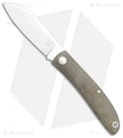 Fox Knives Livri Slip Joint Knife Green Micarta (2.75" Satin) FX-273