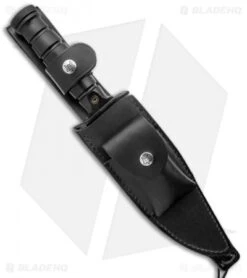 Fox Knives Military Explorer Fixed Blade Knife Black ABS (7.5" Black) -Fox Knives Shop Fox Knives Military Explorer Fixed Blade Black ABS Black FOX697 BHQ 47661 jr sheath