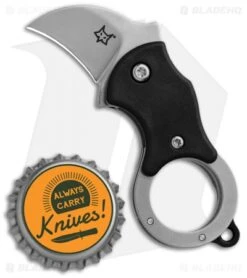 Fox Knives Mini-KA Linerlock Karambit Knife Black (1" Bead Blast) FX-535 11 Fox Knives Mini-KA Linerlock Karambit Knife Black (1" Bead Blast) FX-535 -Fox Knives Shop Fox Knives Mini KA LL Karambit Black BB 01FX328 BHQ 88117 jr bottlecap