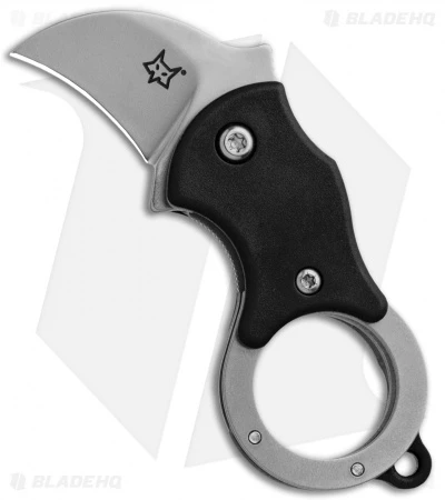 Fox Knives Mini-KA Linerlock Karambit Knife Black (1" Bead Blast) FX-535 1 Fox Knives Mini-KA Linerlock Karambit Knife Black (1" Bead Blast) FX-535