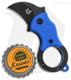 Fox Knives Mini-KA Linerlock Karambit Knife Blue (1" Black) FX-535 BLB 11 Fox Knives Mini-KA Linerlock Karambit Knife Blue (1" Black) FX-535 BLB -Fox Knives Shop Fox Knives Mini KA LL Karambit Blue Black 01FX329 BHQ 88124 jr bottlecap