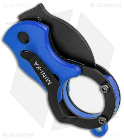 Fox Knives Mini-KA Linerlock Karambit Knife Blue (1" Black) FX-535 BLB 3 Fox Knives Mini-KA Linerlock Karambit Knife Blue (1" Black) FX-535 BLB - Image 3
