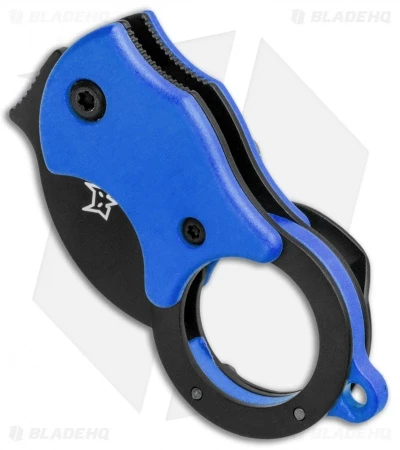 Fox Knives Mini-KA Linerlock Karambit Knife Blue (1" Black) FX-535 BLB 2 Fox Knives Mini-KA Linerlock Karambit Knife Blue (1" Black) FX-535 BLB - Image 2