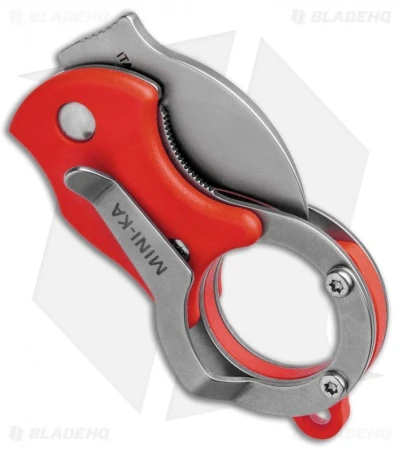 Fox Knives Mini-KA Linerlock Karambit Knife Red (1" Bead Blast) FX-535 R 3 Fox Knives Mini-KA Linerlock Karambit Knife Red (1" Bead Blast) FX-535 R - Image 3