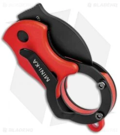 Fox Knives Mini-KA Linerlock Karambit Knife Red (1" Black) FX-535 RB -Fox Knives Shop Fox Knives Mini KA LL Karambit Red Black 01FX324 BHQ 88116 jr side