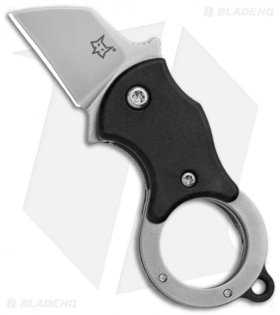 Fox Knives Mini-TA Liner Lock Karambit Knife Black (1" Stonewash) FX-536 1 Fox Knives Mini-TA Liner Lock Karambit Knife Black (1" Stonewash) FX-536