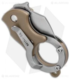 Fox Knives Mini-TA Liner Lock Karambit Knife Coyote Brown (1" SW) FX-536CB -Fox Knives Shop Fox Knives Mini TA LL Karambit Coyote Brown SW FX 536CB BHQ 95718 jr side