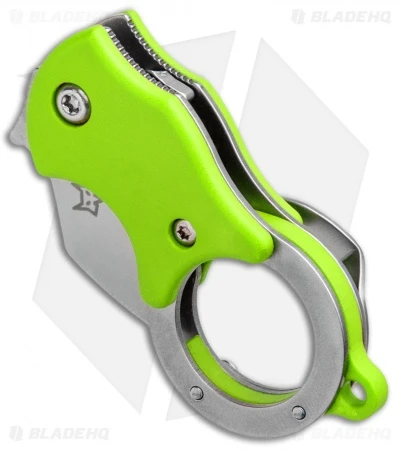 Fox Knives Mini-TA Liner Lock Karambit Knife Green (1" Stonewash) FX-536G 2 Fox Knives Mini-TA Liner Lock Karambit Knife Green (1" Stonewash) FX-536G - Image 2