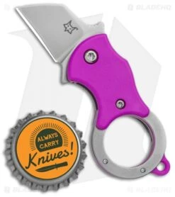 Fox Knives Mini-TA Liner Lock Karambit Knife Purple (1" Stonewash) FX-536 P 11 Fox Knives Mini-TA Liner Lock Karambit Knife Purple (1" Stonewash) FX-536 P -Fox Knives Shop Fox Knives Mini TA LL Karambit Pink SW FX 536P BHQ 95725 jr bottlecap