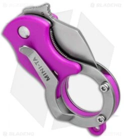 Fox Knives Mini-TA Liner Lock Karambit Knife Purple (1" Stonewash) FX-536 P 8 Fox Knives Mini-TA Liner Lock Karambit Knife Purple (1" Stonewash) FX-536 P -Fox Knives Shop Fox Knives Mini TA LL Karambit Pink SW FX 536P BHQ 95725 jr side