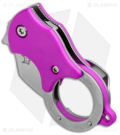 Fox Knives Mini-TA Liner Lock Karambit Knife Purple (1" Stonewash) FX-536 P 2 Fox Knives Mini-TA Liner Lock Karambit Knife Purple (1" Stonewash) FX-536 P - Image 2