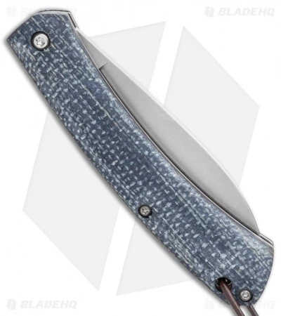 Fox Knives Nauta Slip Joint Knife Black Juta Micarta (3.00" Satin) 3 Fox Knives Nauta Slip Joint Knife Black Juta Micarta (3.00" Satin) - Image 3