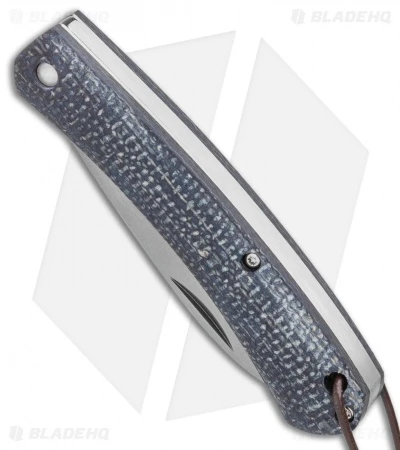 Fox Knives Nauta Slip Joint Knife Black Juta Micarta (3.00" Satin) 2 Fox Knives Nauta Slip Joint Knife Black Juta Micarta (3.00" Satin) - Image 2