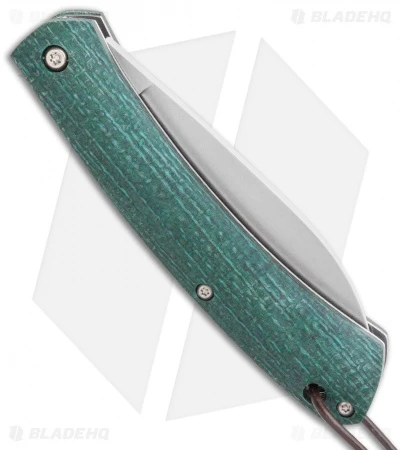 Fox Knives Nauta Slip Joint Knife Green Juta Micarta (3.00" Satin) 3 Fox Knives Nauta Slip Joint Knife Green Juta Micarta (3.00" Satin) - Image 3