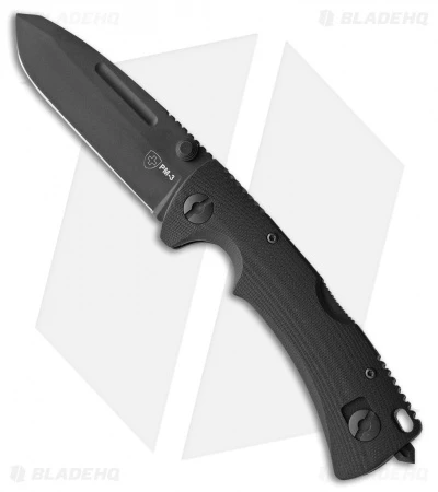 Fox Knives PM-3 Lockback Knife Black G-10 (3.5" Black) 1 Fox Knives PM-3 Lockback Knife Black G-10 (3.5" Black)