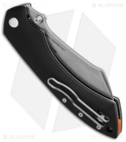 Fox Knives Pelican Liner Lock Knife Black G-10 (3.5" Stonewash) FX-534 6 Fox Knives Pelican Liner Lock Knife Black G-10 (3.5" Stonewash) FX-534 -Fox Knives Shop Fox Knives Pelican LL Black G 10 FX 534 BHQ 87344 jr side