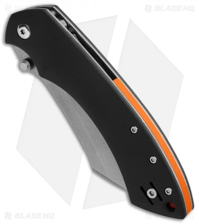 Fox Knives Pelican Liner Lock Knife Black G-10 (3.5" Stonewash) FX-534 2 Fox Knives Pelican Liner Lock Knife Black G-10 (3.5" Stonewash) FX-534 - Image 2