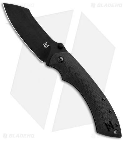 Fox Knives Pelican Liner Lock Knife Carbon Fiber (3.5" Black) FX-534 CF 1 Fox Knives Pelican Liner Lock Knife Carbon Fiber (3.5" Black) FX-534 CF