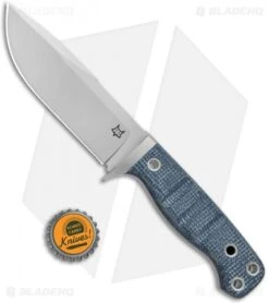 Fox Knives Perser FX-103 MB Fixed Blade Knife Black Micarta (4.5" Bead Blast) -Fox Knives Shop Fox Knives Perser FX 103 MB Fixed Blade Black Micarta BB BHQ 121754 jr bottlecap