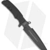 Fox Knives Predator Fighting Fixed Blade Knife Black Forprene (6.625" Black)
