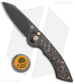 Fox Knives Radius Folding Knife Copper CF (3" Black M390) FX-550 CFB 7 Fox Knives Radius Folding Knife Copper CF (3" Black M390) FX-550 CFB -Fox Knives Shop Fox Knives Radius Folding Knife Copper CF Black FX 550 CFB BHQ 105612 jr bottlecap