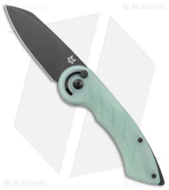 Fox Knives Exclusive Radius Folding Knife Natural G-10 (2.9" Black M390)