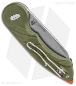 Fox Knives Radius Folding Knife OD Green G-10 (3" Satin N690) -Fox Knives Shop Fox Knives Radius Folding Knife OD Green G 10 Satin N690 FX550G10OD BHQ 110398 kp back
