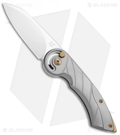 Fox Knives Radius Folding Knife Titanium (3" Satin M390) FX-550 TI 1 Fox Knives Radius Folding Knife Titanium (3" Satin M390) FX-550 TI