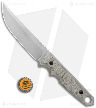 Fox Knives Ryu Fixed Blade Knife Green Micarta (5.3" Stonewash) 02FX745 4 Fox Knives Ryu Fixed Blade Knife Green Micarta (5.3" Stonewash) 02FX745 - Image 4