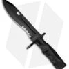 Fox Knives Spartan 2 Leonida Bayonet Fixed Blade Knife (7.25" Black)