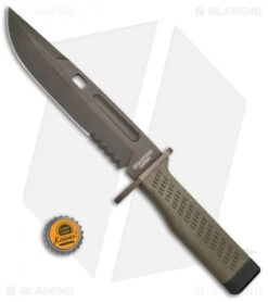 Fox Knives Spartan Fox Combat Fixed Blade Coyote Forprene (7.25" Black) SF-C01 -Fox Knives Shop Fox Knives Spartan Fox Combat Coyote Forprene Black SF C01 BHQ 47697 jr bottlecap