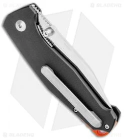 Fox Knives TUR Liner Lock Knife Black G-10 (2.8" Satin) FX-523B -Fox Knives Shop Fox Knives TUR LL Black G 10 Satin FX 523B BHQ 95727 jr side 2