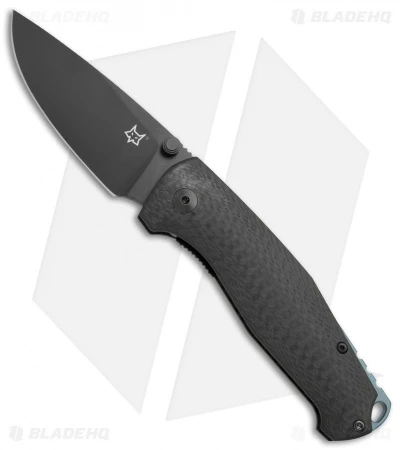 Fox Knives TUR Liner Lock Knife Carbon Fiber (2.8" Black) FX-528 B 1 Fox Knives TUR Liner Lock Knife Carbon Fiber (2.8" Black) FX-528 B