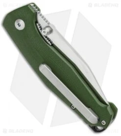 Fox Knives TUR Liner Lock Knife OD Green G-10 (2.8" Satin) FX-523OD -Fox Knives Shop Fox Knives TUR LL OD Green G 10 Satin FX 523OD BHQ 95728 jr side