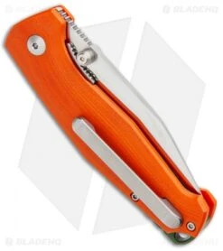 Fox Knives TUR Liner Lock Knife Orange G-10 (2.8" Satin) FX-523 OR -Fox Knives Shop Fox Knives TUR LL Orange G 10 Satin FX 523OR BHQ 95729 jr side