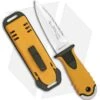Fox Knives Tekno Sub Dive Knife Yellow Rubber (4" Polished Serr) FX-646/11