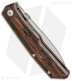 Fox Knives Terzuola Folder Knife Bocote Wood (3.25" Satin) FX-525B -Fox Knives Shop Fox Knives Terzuola bocote wood satin FX 525B BHQ 69842 er side