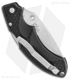 Fox Knives USA Forza Lock Back Knife Black FRN (3.5" Satin) -Fox Knives Shop Fox Knives USA Forza Lock Back Knife Black FRN 3.5 Satin BHQ 22605 LS Side