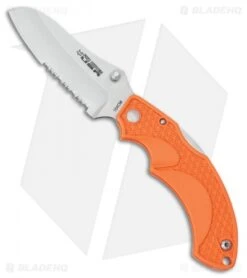 Fox Knives USA Vitale Lock Back Knife Orange FRN (3.5" Satin Serr)