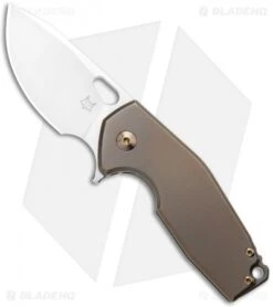 Fox Knives Vox Limited Suru Frame Lock Knife Bronze Ti (2.3" Satin)