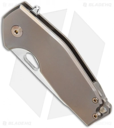 Fox Knives Vox Limited Suru Frame Lock Knife Bronze Ti (2.3" Satin) 2 Fox Knives Vox Limited Suru Frame Lock Knife Bronze Ti (2.3" Satin) - Image 2